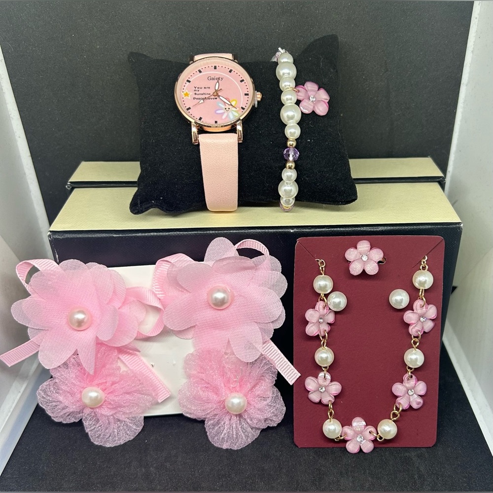 005 COMBO: Floral accessories gift set